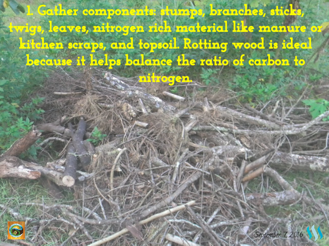 Here Are 4 Steps For How To Build A Hugel Mound - Root (640x480), Png Download