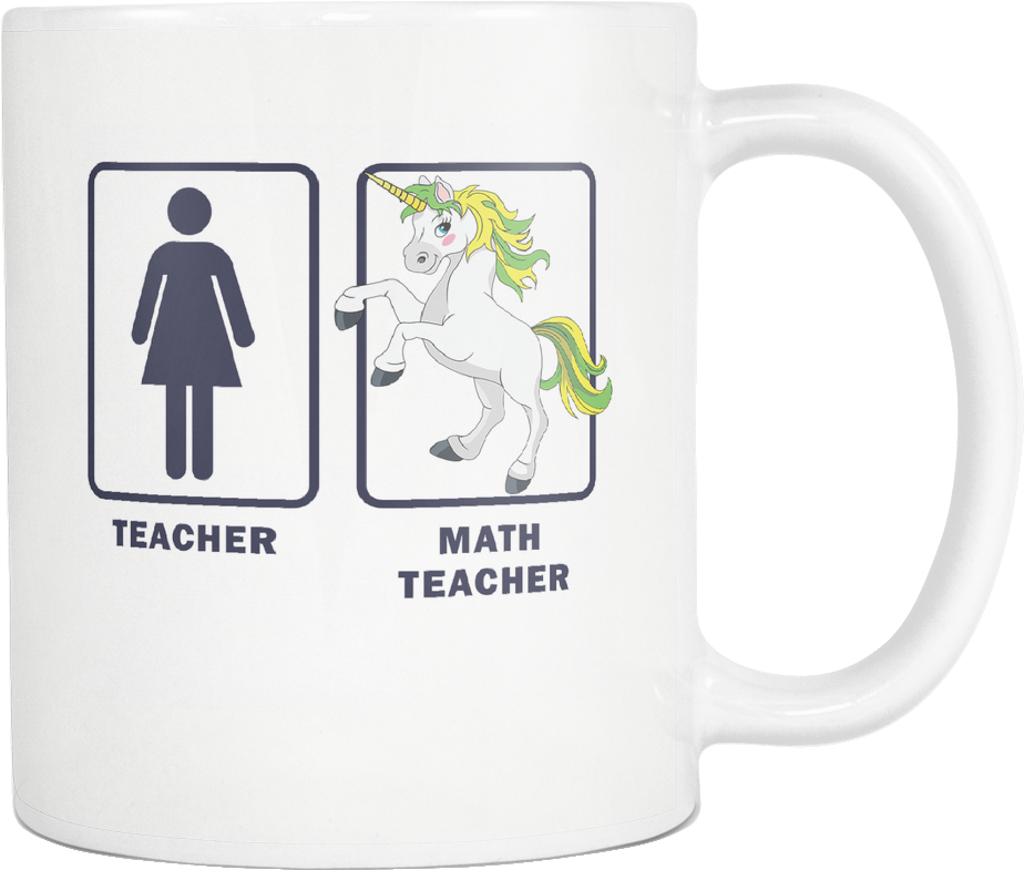 Math Teacher Unicorn - Your Wife My Wife Shirts (1024x1024), Png Download