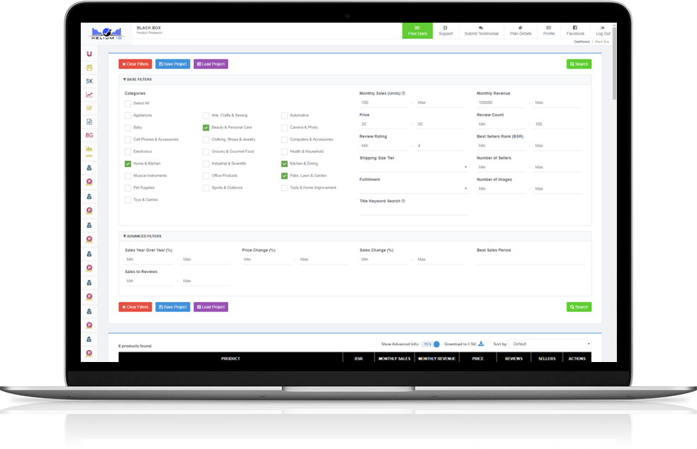 Amazon Product Research Tool - Control Center Mobile Enterprise (984x635), Png Download