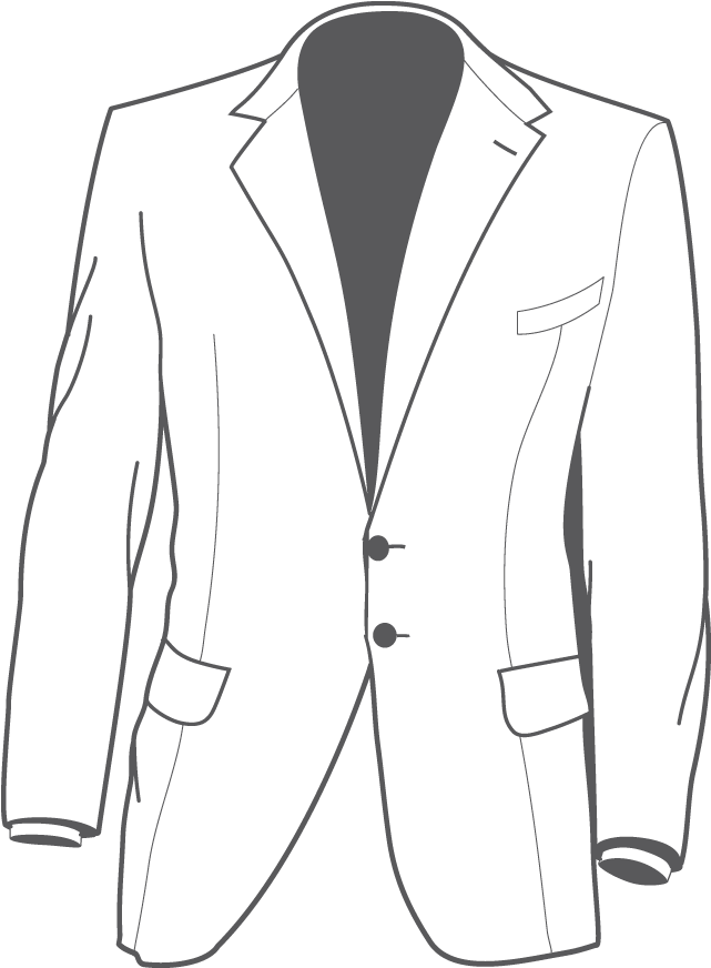 The Commuter Men S Designer Suits Ted - Suit Illustration (800x1308), Png Download