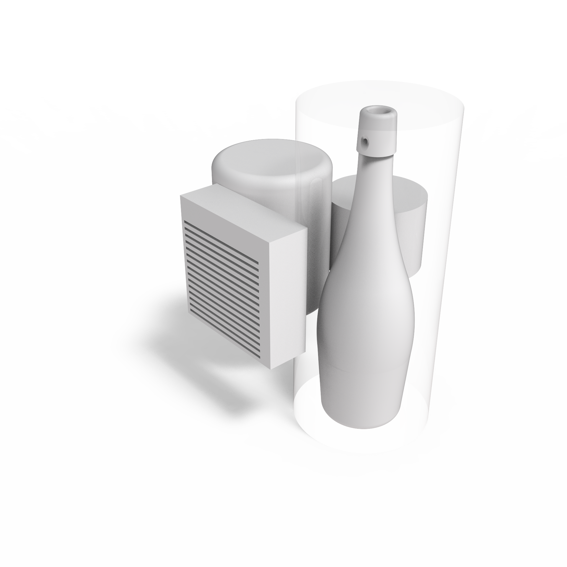 This Was Continued With Sketching Rounds Based On Different - Glass Bottle (1920x1920), Png Download