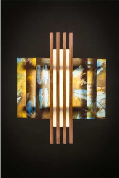 Deep Greene Blak Rust Wall Sconce - Sconce (600x600), Png Download