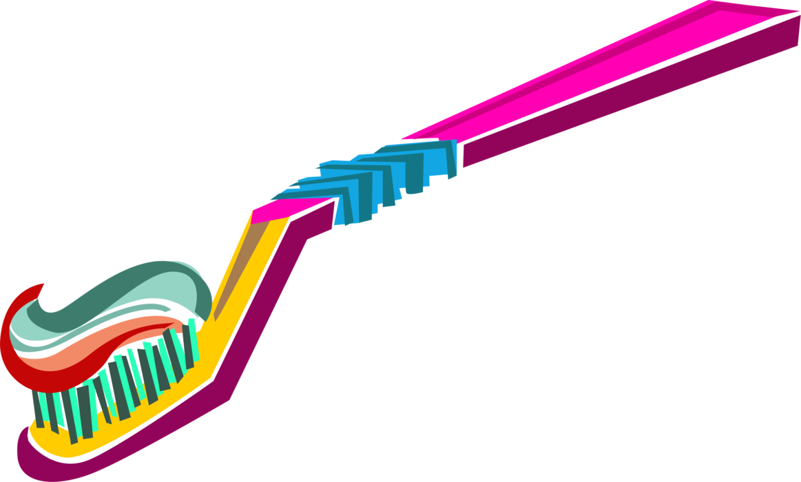 Vector Illustration Of Oral Hygiene Toothbrush For - Graphic Design (1163x700), Png Download