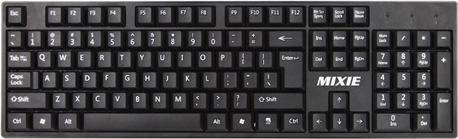 A Slim Profile With Silver Accents Perfectly Complements - Gofreetech S003 Wired Keyboard And Mouse Combo Bundle (800x800), Png Download
