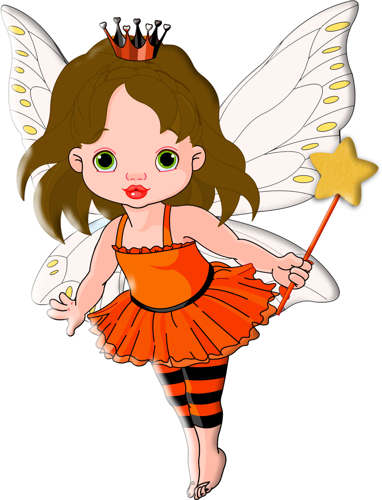 Princess And Fairytale Clipart - Fairy And Cat Halloween Wall Tapestry (1287x1600), Png Download