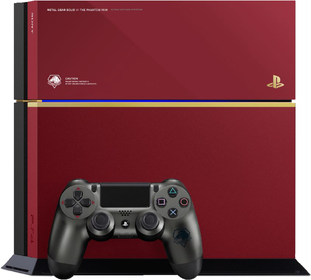 Sony Playstation 4 Konsole 500gb Inkl - Playstation 4 System [metal Gear Solid V: (786x587), Png Download