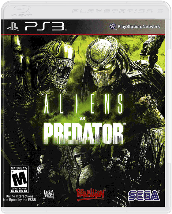 Sony Playstation 3 Disc Games 2d Box Pack - Alien Vs Depredador Ps3 (567x715), Png Download