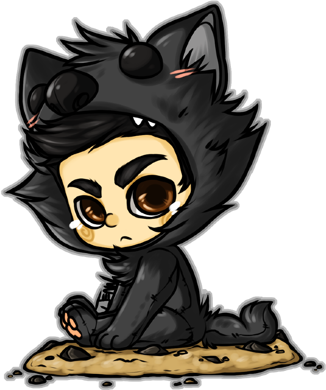 Vampire Diaries Tyler Chibi (670x787), Png Download