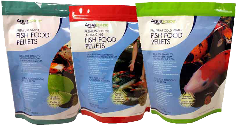 Pond Fish Plant Supplies Denver - Aquascape Premium Staple Fish Food Pellets 1 Kg (846x450), Png Download