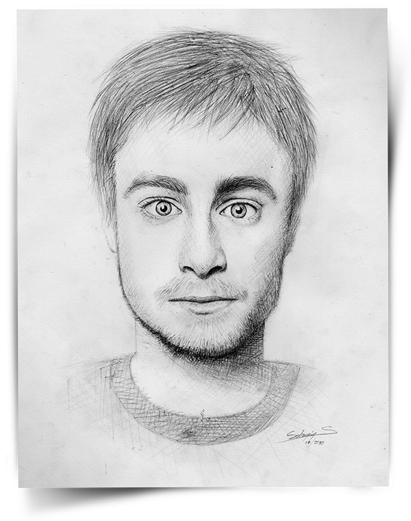 Clip Transparent Celebrity Drawing - Sketch (600x761), Png Download