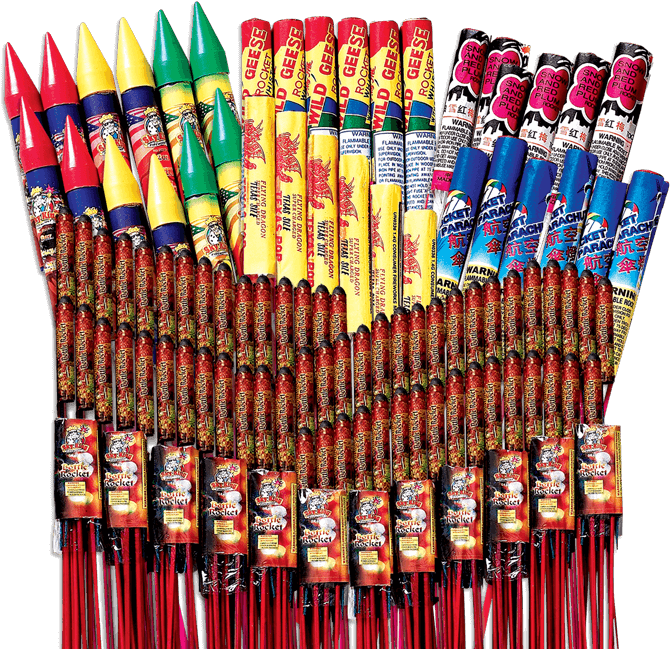 Rocket's Rampage - Sky King Fireworks (700x700), Png Download