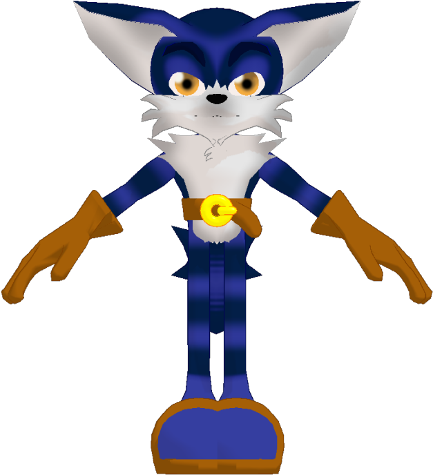 Big The Cat Confirmed To Return In Sonic Boom - Big The Cat Model (714x700), Png Download