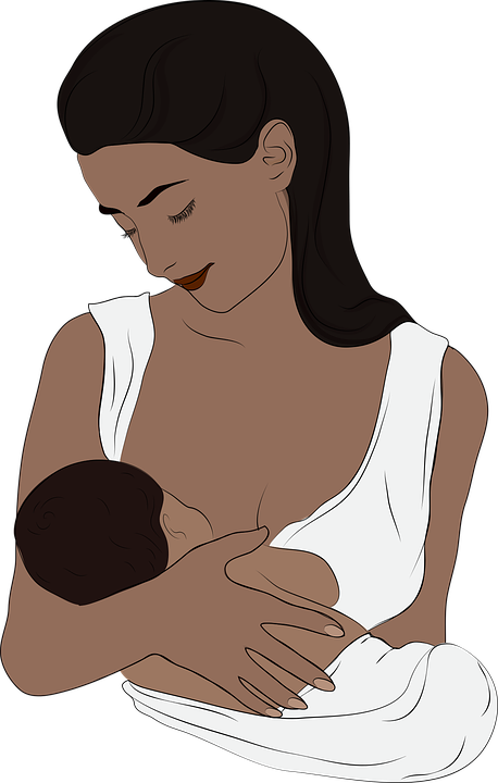 By Naomi Starsiak - Breast Feeding Benefits Of Mother (458x720), Png Download