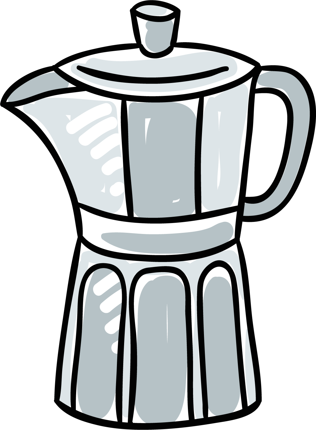 How To Make Stovetop Percolator Coffee - Coffee Percolator (1100x1498), Png Download