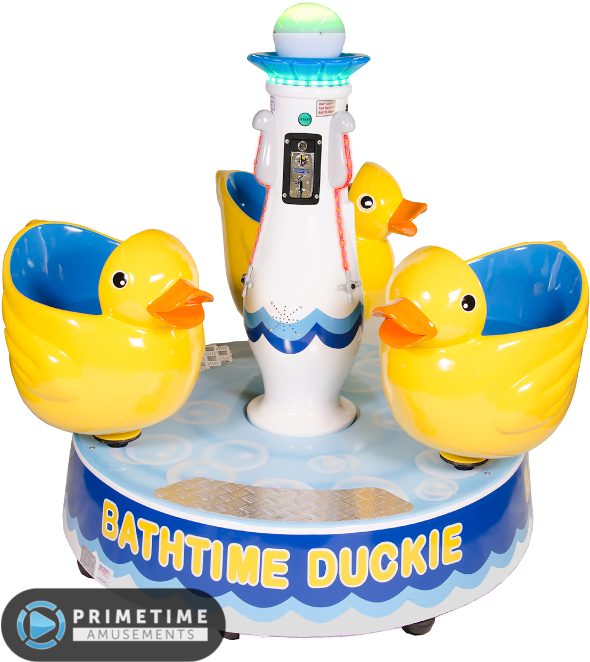 Bathtime Duckie Carousel Ride - Bathtime Duckie Coin Operated Ride (750x750), Png Download