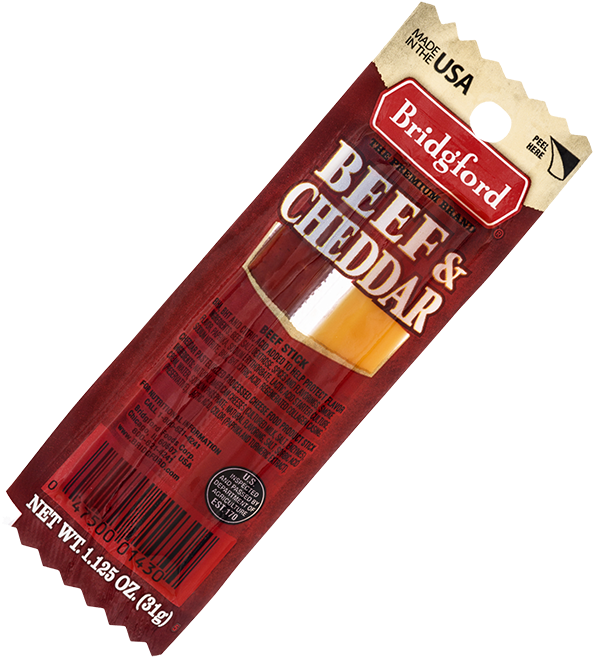 Beef - Bridgford Beef & Cheddar (600x656), Png Download