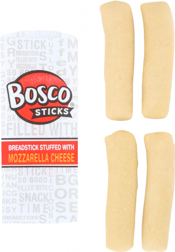 Stuffed With Mozzarella Cheese, 7 Inch - Boscos Breadstick Stuffed With Mozzarella Cheese (650x499), Png Download