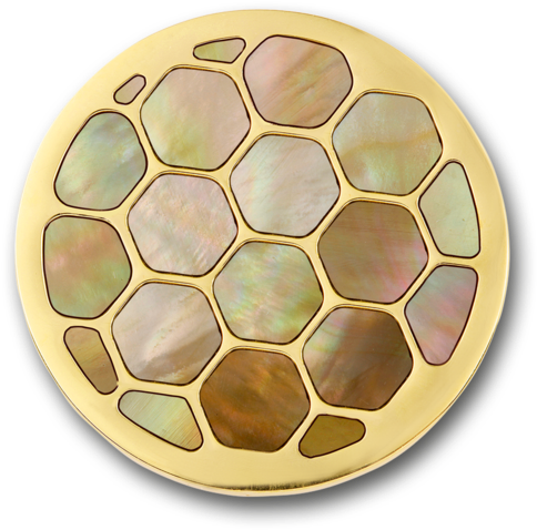 Mundial Brown Stainless Steel Gold Plated Disc With (600x600), Png Download