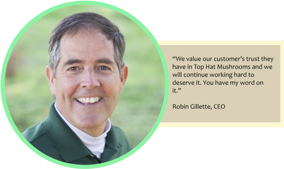 Robin Gillette Ceo Top Hat Mushrooms Shiitake Mushrooms - Official (1024x691), Png Download