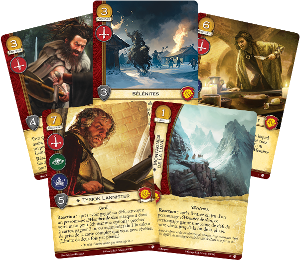 Aujourd'hui, Nous Allons Nous Attarder Sur Un Autre - Game Of Thrones Lcg - Lions Of Casterly Rock (880x586), Png Download