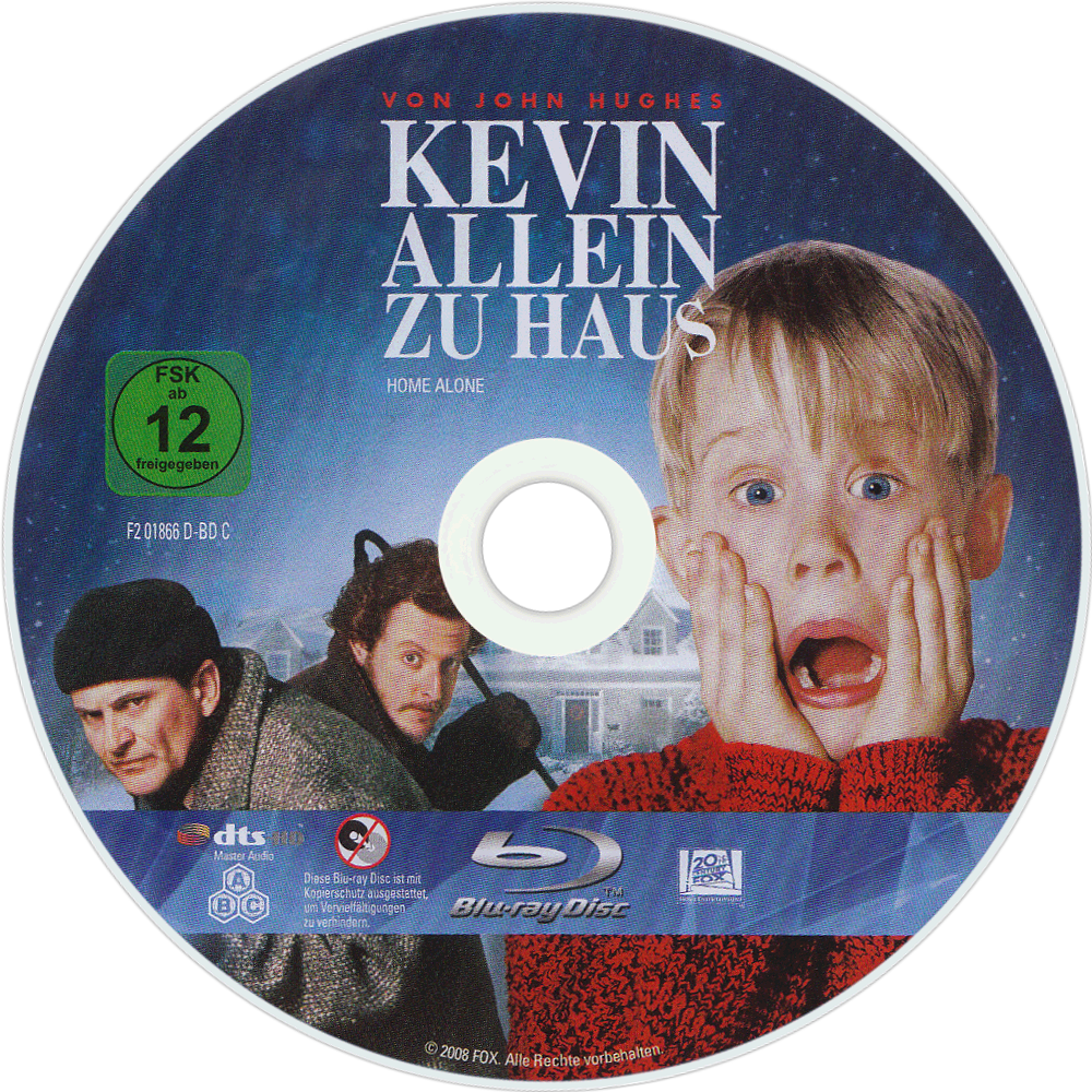 Home Alone Bluray Disc Image (1000x1000), Png Download