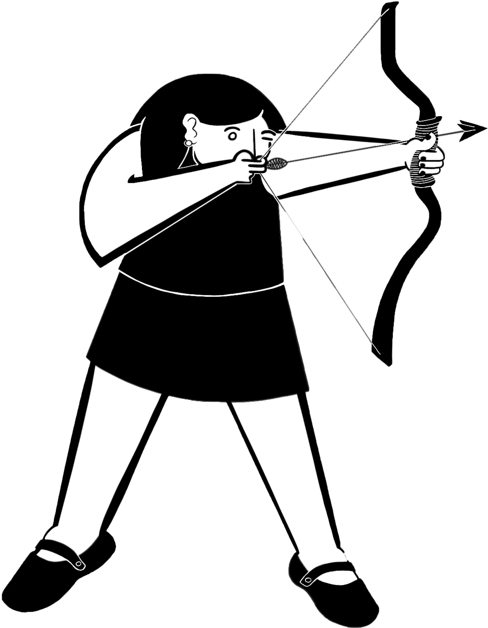 Illustration By Cole Sandhofer - Shoot Rifle (1914x2464), Png Download