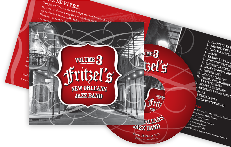 1 - Fritzel's New Orleans Jazz Band: Volume 3 Cd (803x507), Png Download