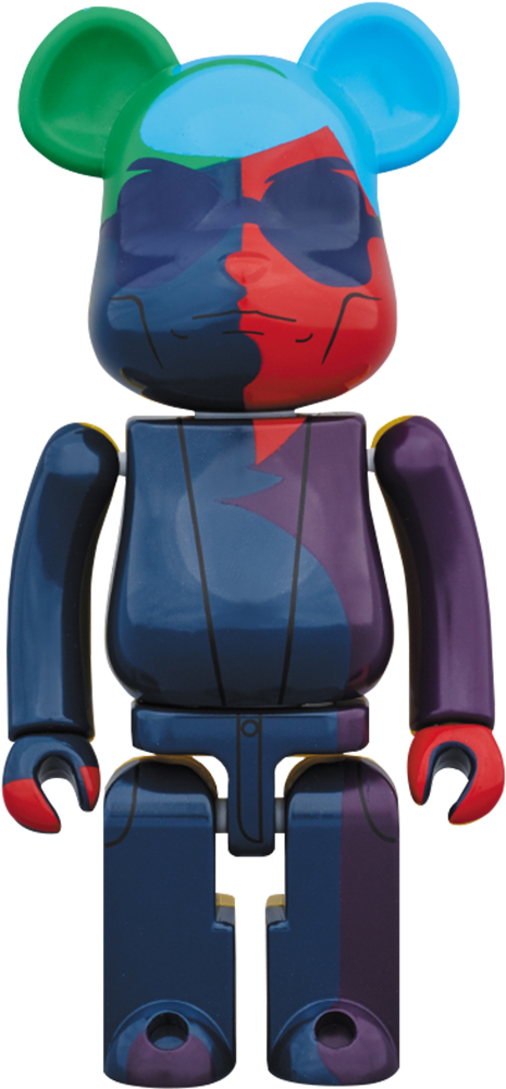 7" Andy Warhol Figure Super Alloyed Bearbrick Andy - Rbrick Andy Warhol Silkscreen (480x1000), Png Download