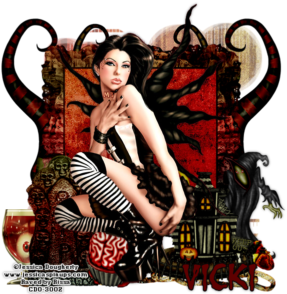 Ptu Tutorial ~ Jeepers Creepers - Jessica Dougherty (600x600), Png Download