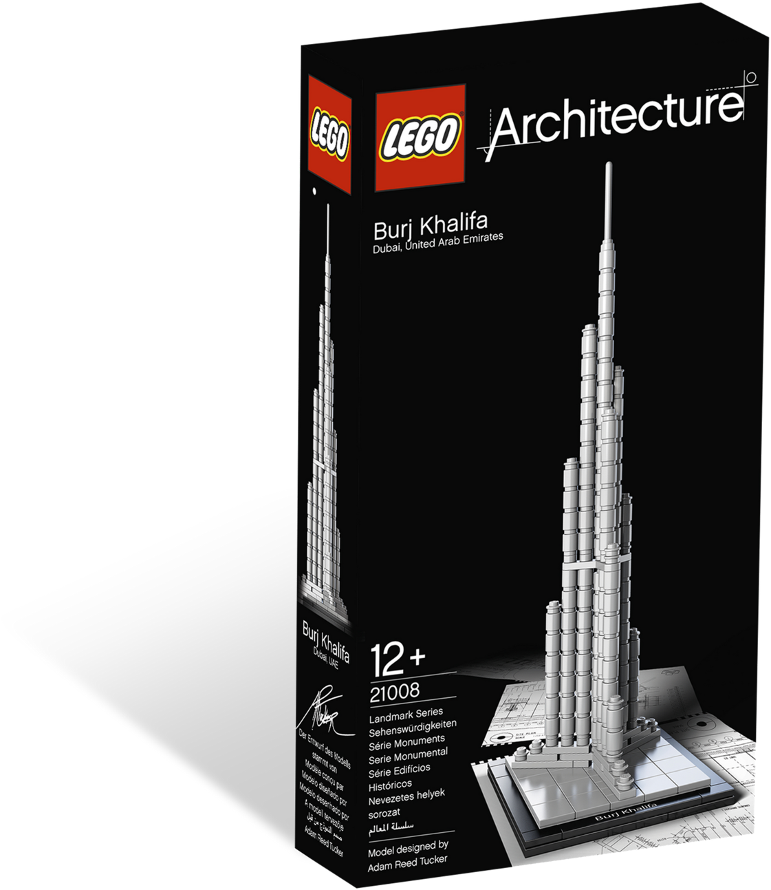 Lego Architecture Burj Khalifa 21008 (2000x1500), Png Download