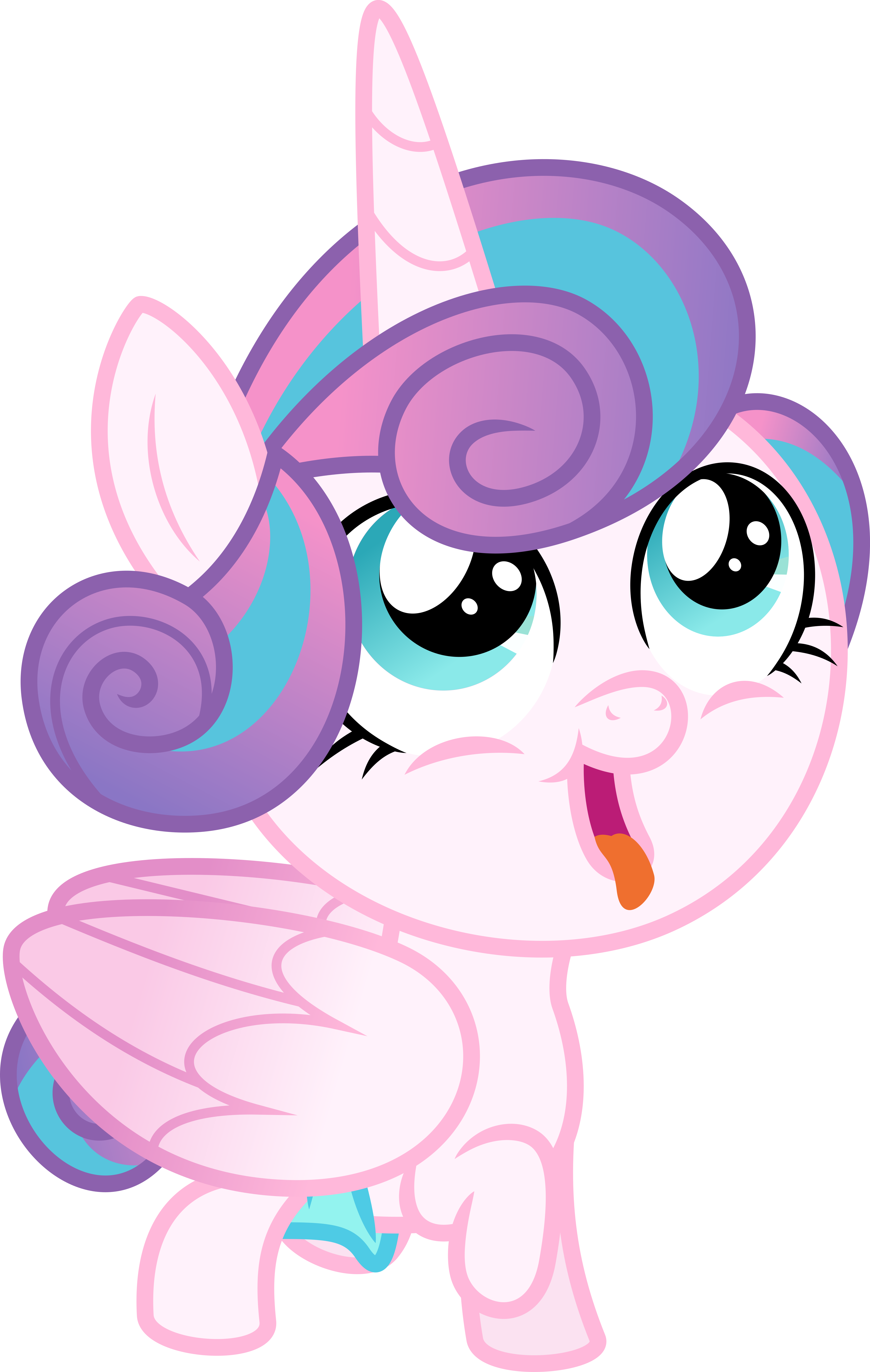The Dermatologic Burj Khalifa - Adorable Mlp Flurry Heart (4000x6310), Png Download