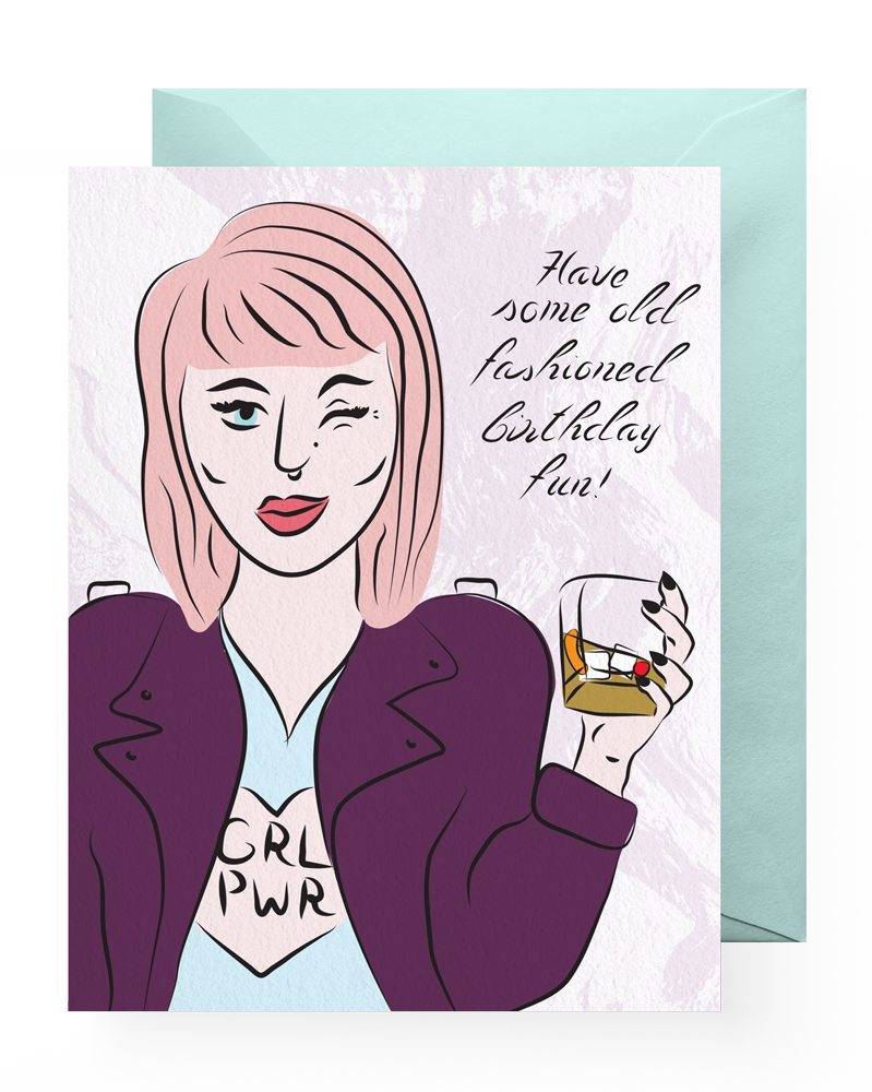 Birthday Old-fashioned - Birthday (799x1000), Png Download
