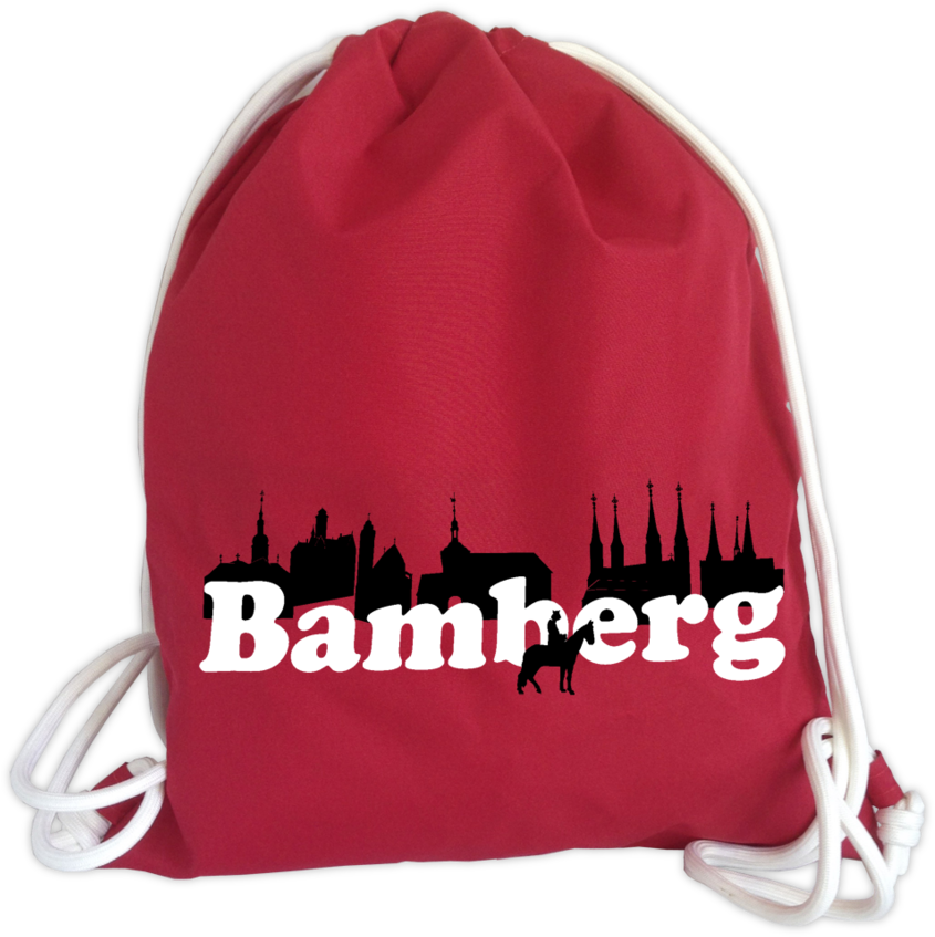 Bamberg, Drawstring Backpack Pes - Bag (1000x884), Png Download