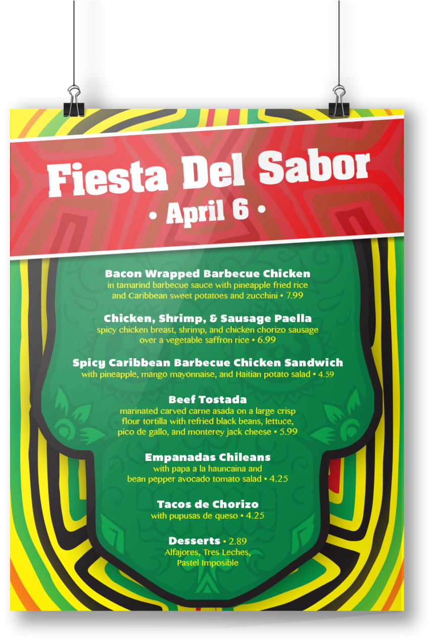 Fiesta Mock Up (1000x1376), Png Download