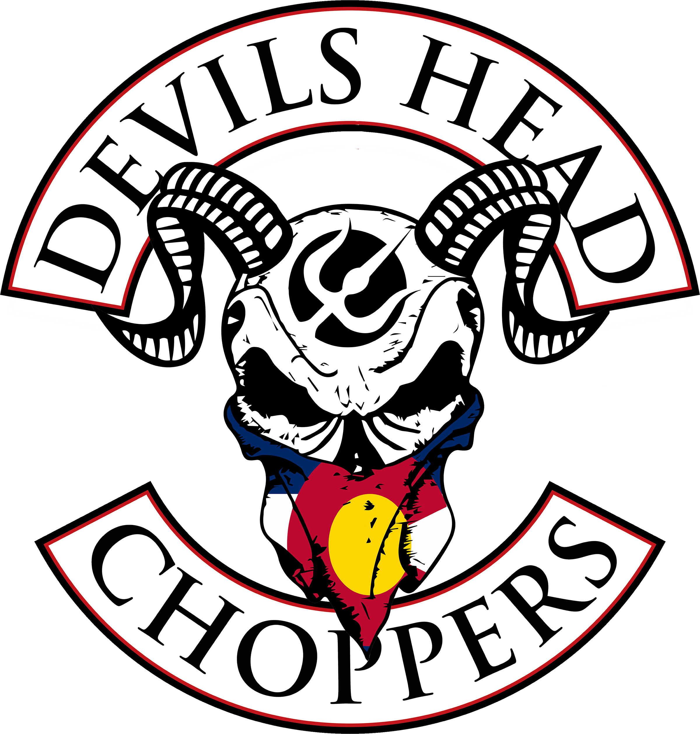 Devils Head Choppers Castle Rock (2400x2518), Png Download