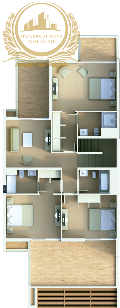 Dubai Installment 60 Monthsvillas For Sale In Dubai - Villa (408x1129), Png Download