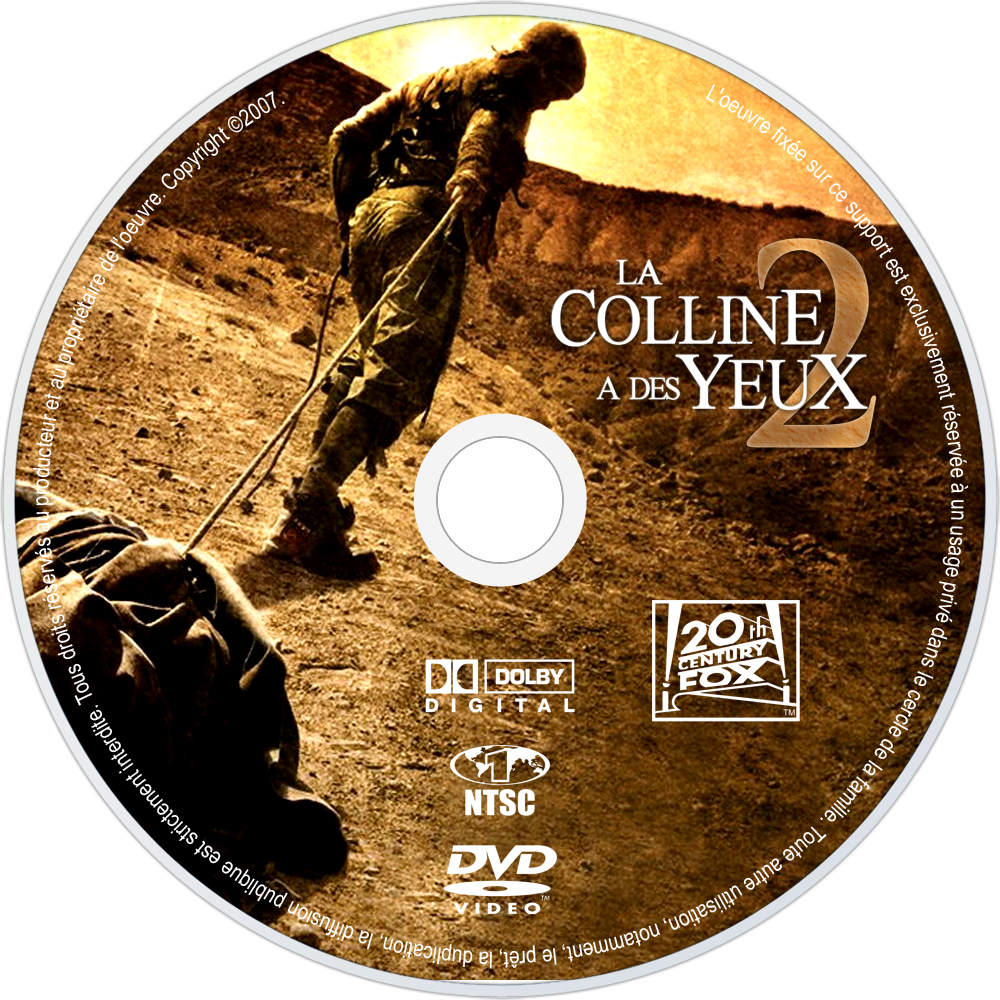 The Hills Have Eyes Ii Dvd Disc Image - Hills Have Eyes 2007 (1000x1000), Png Download