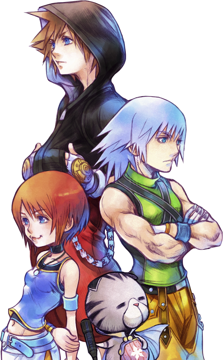 Khx 1st Anniversary 02 - Kingdom Hearts 1 Artwork (906x1280), Png Download