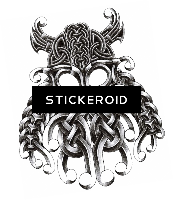 Celtic Tattoos - Gallowglassblack Square Sticker 3" X 3" (574x663), Png Download