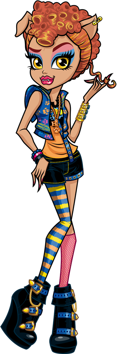Howleen From Monster High (500x1155), Png Download