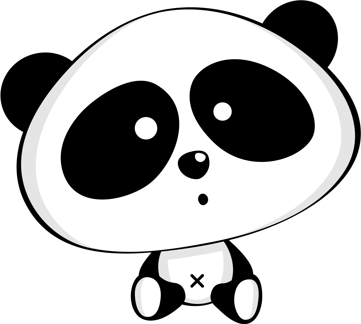 Clipart De Osos Panda (1500x1500), Png Download