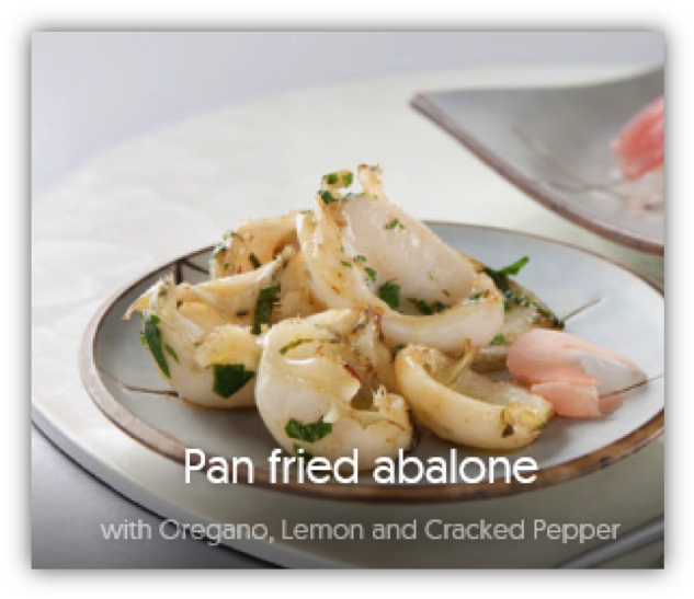 Yumbah Kangaroo Island Pan Fried Abalone - Abalone Italian Food (641x554), Png Download