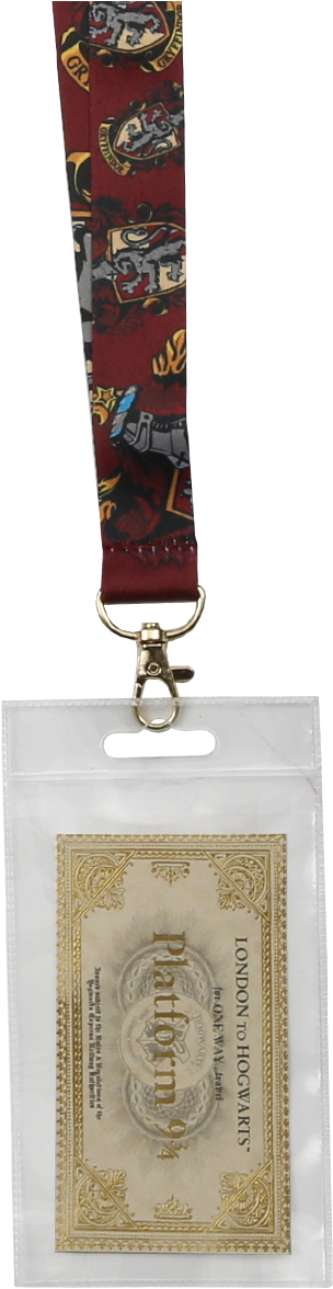 Gryffindor Lanyard Ticket002 16b5d4fc 1320 404d Ab01 (1055x1200), Png Download