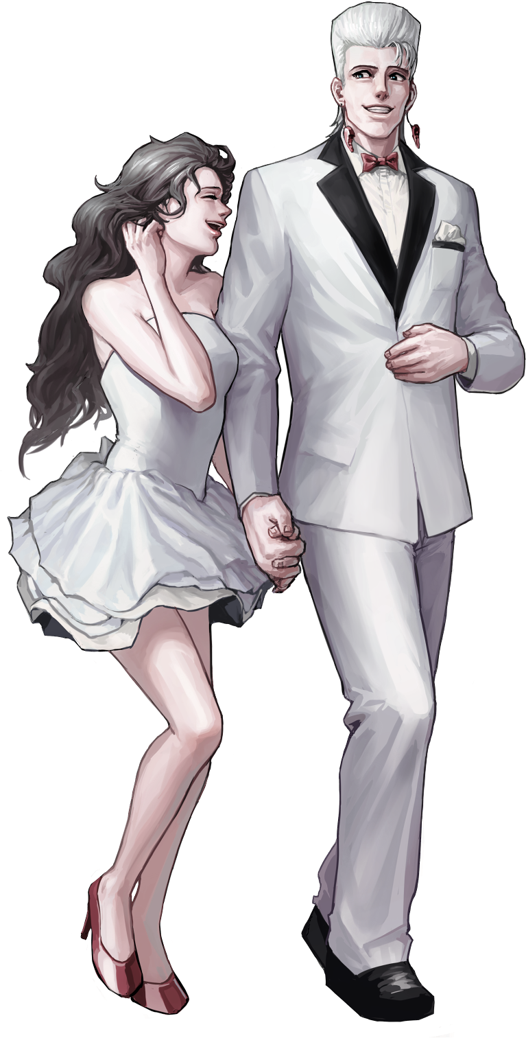 Jean Pierre Polnareff And Sherry Polnareff Drawn By - Jean Pierre Polnareff Formal (800x1600), Png Download