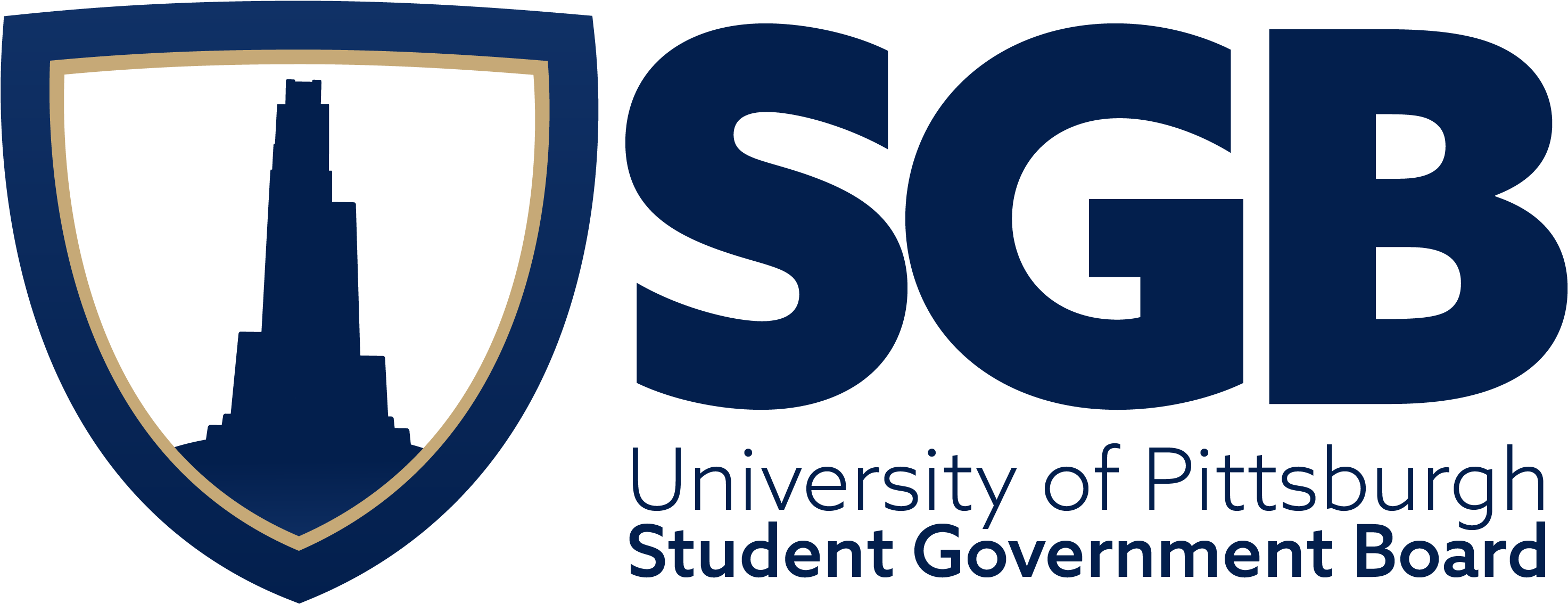 Footer Logo - Pitt Student Government Board (2945x1215), Png Download