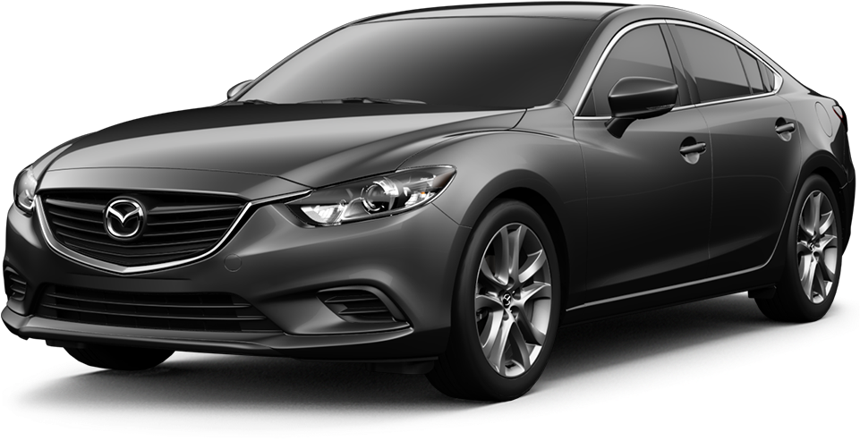 2017 Mazda6 Machine Gray Metallic - Mazda 6 2017 Black (1000x498), Png Download