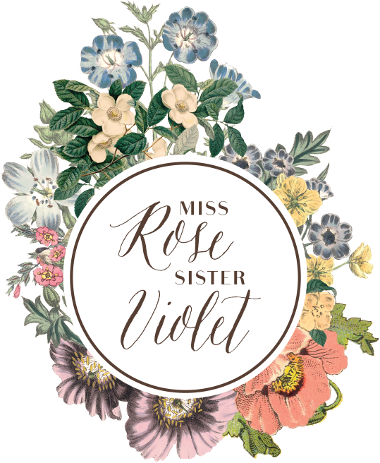 Miss Rose Sister Violet - Logo (539x656), Png Download