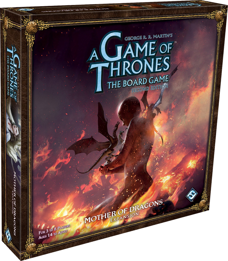 A Game Of Thrones - Game Of Thrones Board Game Mother Of Dragons (523x600), Png Download