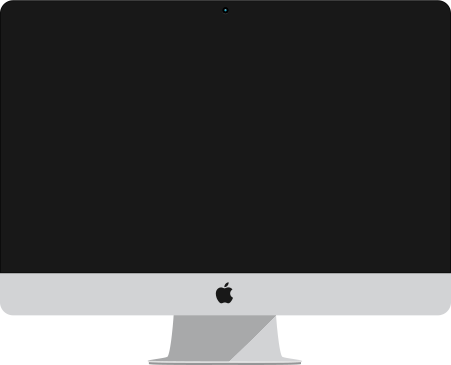 The7 Host Mac - Led-backlit Lcd Display (451x365), Png Download