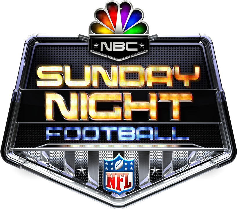 Nfl Logo 2015 Png Banner Freeuse Stock - Sunday Night Football Logo Png (640x587), Png Download